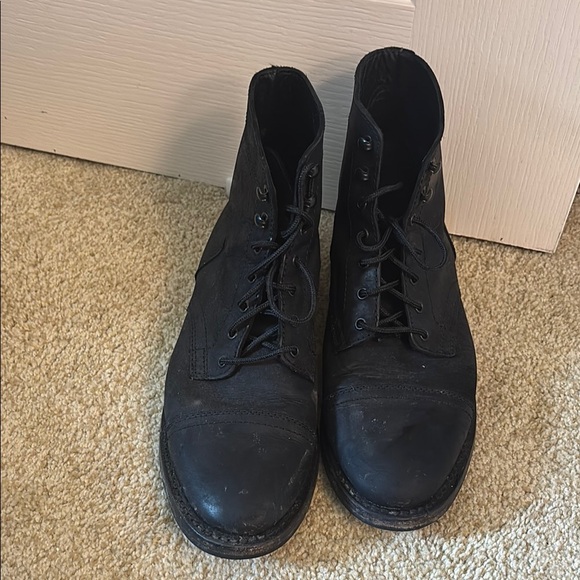 Thursday boots, matte black captain’s - Picture 1 of 4